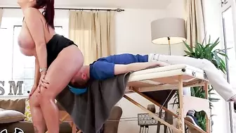 BANGBROS - Big Tit Stepmom Emma Butt Gets Massage From Sam Bourne