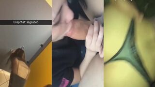 Snapchat College Girl Compilation Getting Clapped