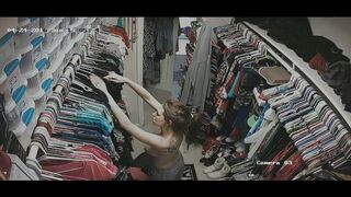 Hidden camera, beautiful girl