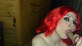 Rustic Chic: A Local Slut Gives A Blowjob