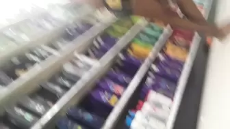 Juicy slim showing VPLs in spandex shorts. Part.2