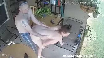 Russian neighbors quick fuck