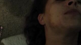 Fucking ex-GF hard and covering her in sperm
