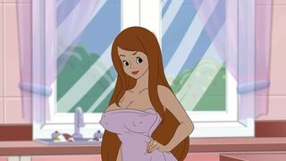 Milftoon Drama Espiando a mi madre y mi vecina