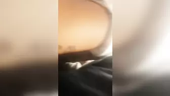subway groping skank (Phone webcam)