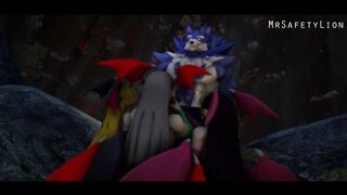 Many Darkstalkers Drain Life Force Of Dirty Wolf Hubby