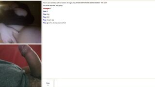 Chubby slut Plays with snatch on Omegle