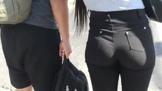 The best booty in the world in dark pants. Tasty bitch