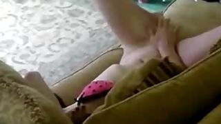 Little sister caught watching porn and masturbating