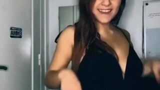 Attractive Tik tok massive melons teeny part one