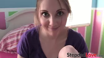 Meaty booty stepdaughter bends over for stepdaddys large schlong