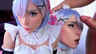 Kawaii Maid gives Deepthroat Boss Dong to Jizz in Mouth SELF PERSPECTIVE