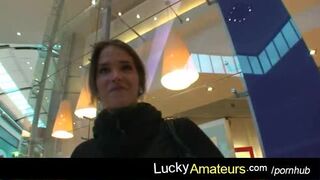 Silvie Delux Czech Amatuer Threesome Sex in Shopping Centre