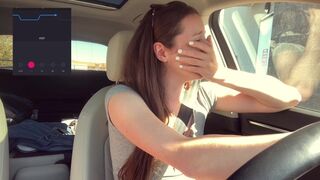 Climax *embarassingly* Hard in a Starbucks Drive thru (LUSH CONTROL PART two)