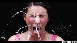 Real Life Asian Cartoon - Stepbrother becomes Invisible to Cream Pie her Stepsister