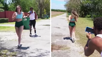 BANGBROS - Harley Jade goes for a Jog & someone follows her