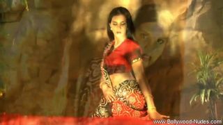 Sensuous Movements from Exotic India while Dancing