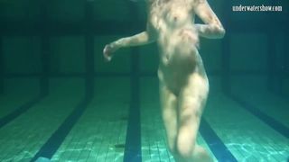 Tiniest sexiest horniest babes swim and masturbates