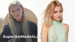SUPERBE MODELS - BLONDE MIX OF! Beautiful Bitches Show Their Naked Bodies