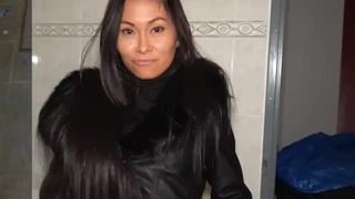 Public Agent Hot Thai beauty fucked hard in horny gas station toilet fuck