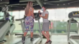 Colombian Bubble Behind Bitch Gets Picked Up From The Gym To Have A Unforgettable SEX!