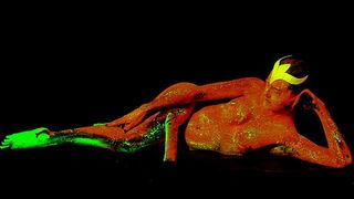 Glow in the african Goddess