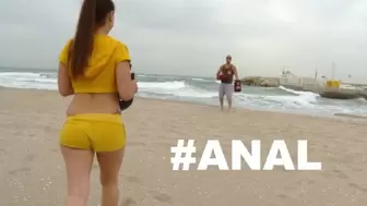 CULIONEROS - Spanish PAWG Carla Cruz Blows Rod On Beach, Takes Anal Back At Home