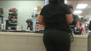 Mc Donalds Latina chubby Ass