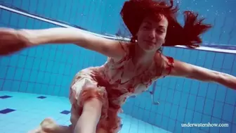 Hot swimming Italian slut Martina
