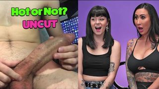 Attractive or not? Uncut Monster Rod She Reacts Lilly and Nova