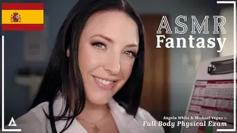 ASMR Fantasy - Full Body Physical Exam With MILF Doctor Angela White! (Spanish Subtitles) - POINT OF VIEW