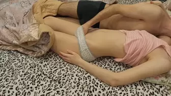 my little step sister wanted some innocent kisses but I banged her