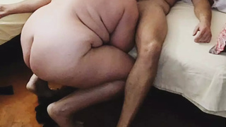 Home-Made sex with my BIG BREASTED WOMAN Grandmother Wifey Step Mommy.