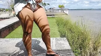 Secretly Watching in park
