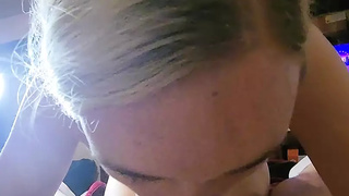 Blowing penis with a MASSIVE facial in my mouth! - Mama_Foxx94