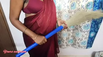 Indian stepaunty Maid Plowed by House Owner Hard Core Bhabhi