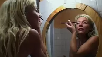 Amazing body German babe gets her shaved cunt filled