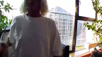 A tattooed blonde whore from Germany pleasing a rod in SELF PERSPECTIVE