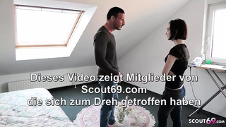 German Cougar Cuck must watch while his Fresh wifey Nailed by Neighbour
