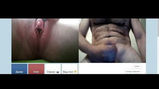 Videochat 3 Big clit and my dick