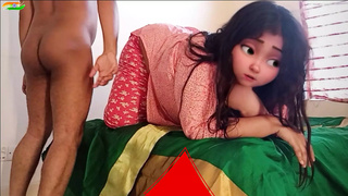 Desi Tamil Bhabhi cheat with Hubby & Sex with Ex-Bf (When hubby not at home ex-wife brings her boyfriend home & Softcore Fuck)