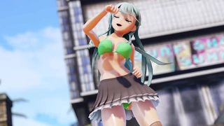 Suzuya and Kumano invited to the sex resort MMD