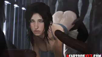 Lara Croft takes strong BBC in tight pussy