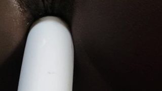 Fucking a whore with a Hitachi