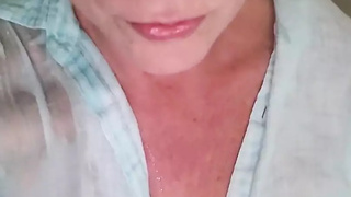 Wet Lonely and Horny MILF...shower Masturbate Time