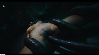 Dark Lady With Gigantic Breasts Rough Fuck With Alien Monster