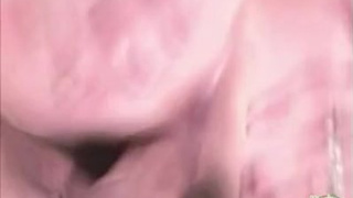 Having her bum eaten and spanked while blindfolded makes the brunette want to get drilled