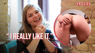 Ersties - Gorgeous Viktoria Fingers Her Hairy Twat