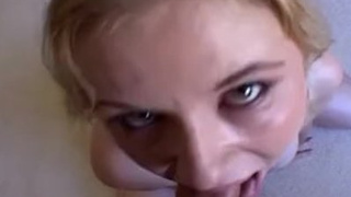 Blonde youngster Diamond Jackson is a stud of dong in the mouth