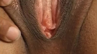 Dark girl with curly hair sucks and mounts a white husband with large meat POINT OF VIEW style